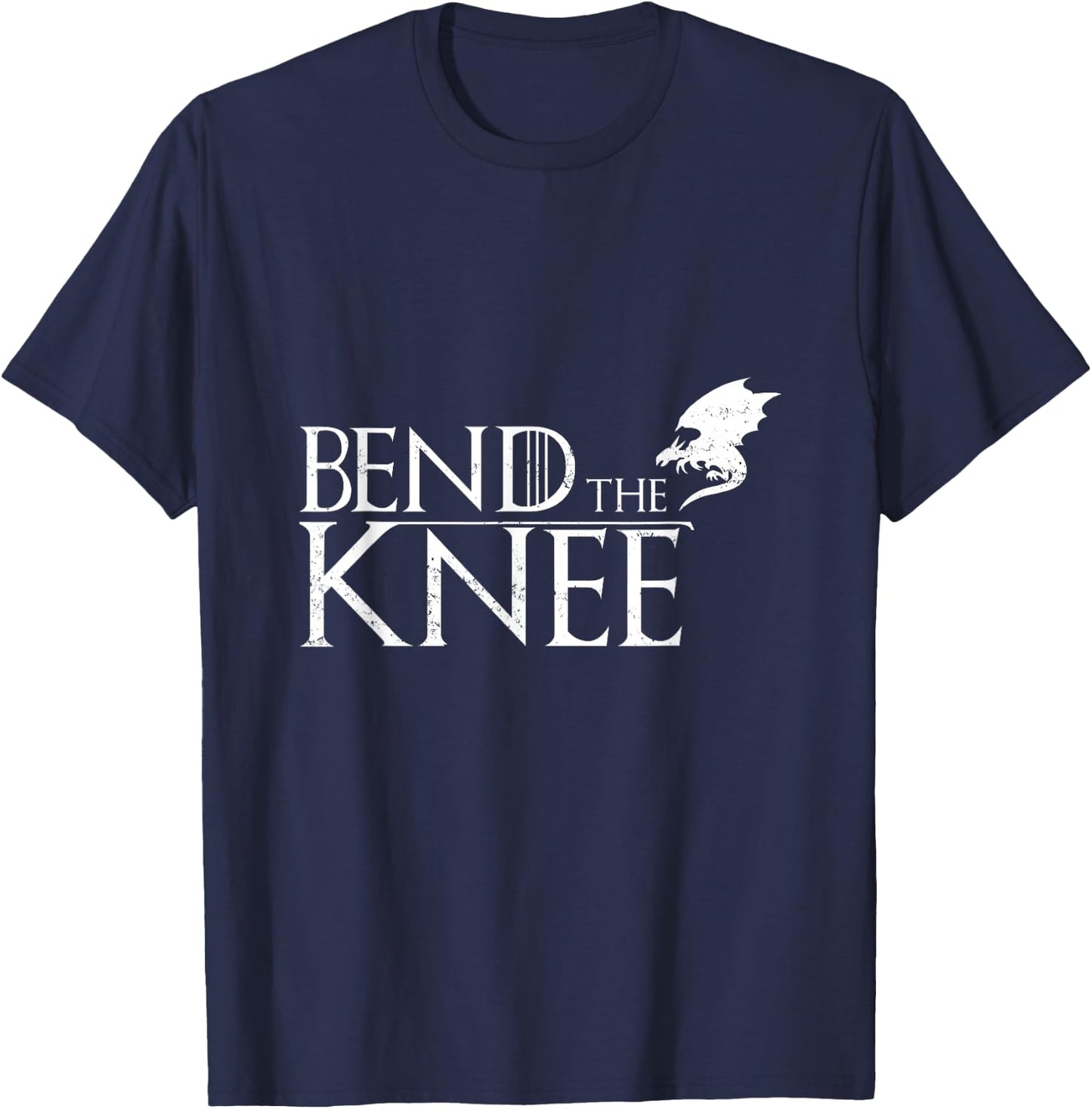 Bend The Knee T-Shirt - T-Shirt | Navy
