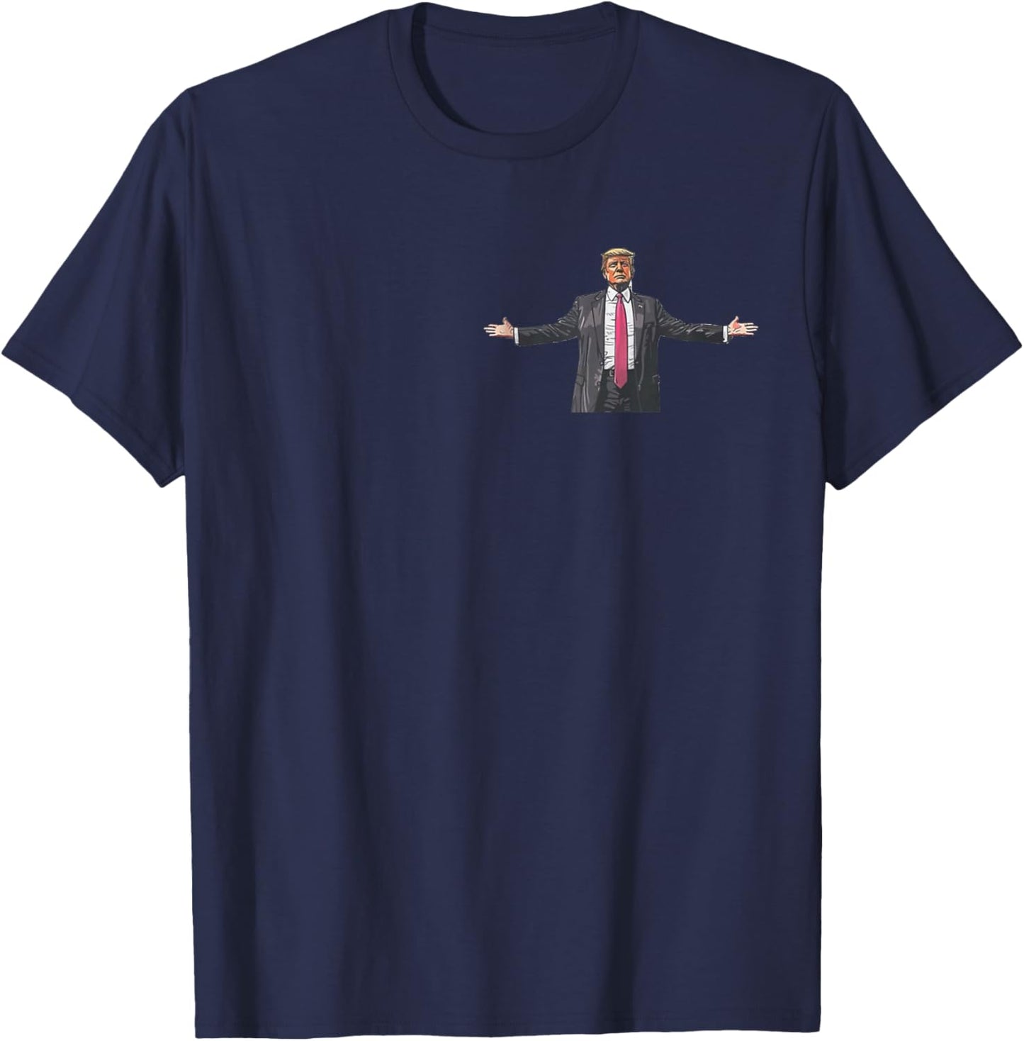 Trump Daddys Home White House 2024 2 Side T-Shirt - T-Shirt | Navy