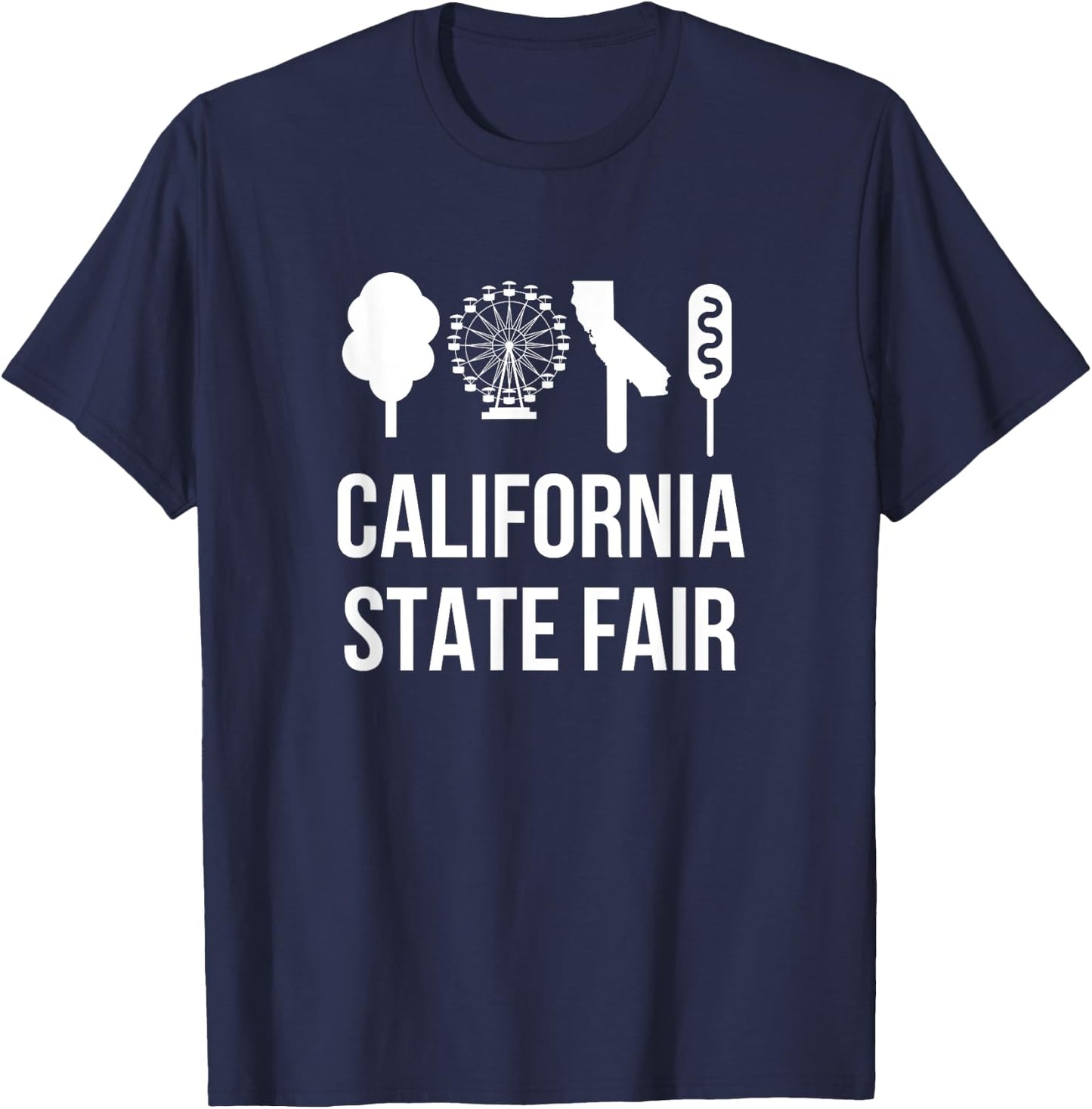 California State Fair Food on a Stick T-Shirt - T-Shirt | Navy