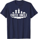 Chess Uncle Proud Uncle Of A Chess Player Uncle T-Shirt - T-Shirt | Navy
