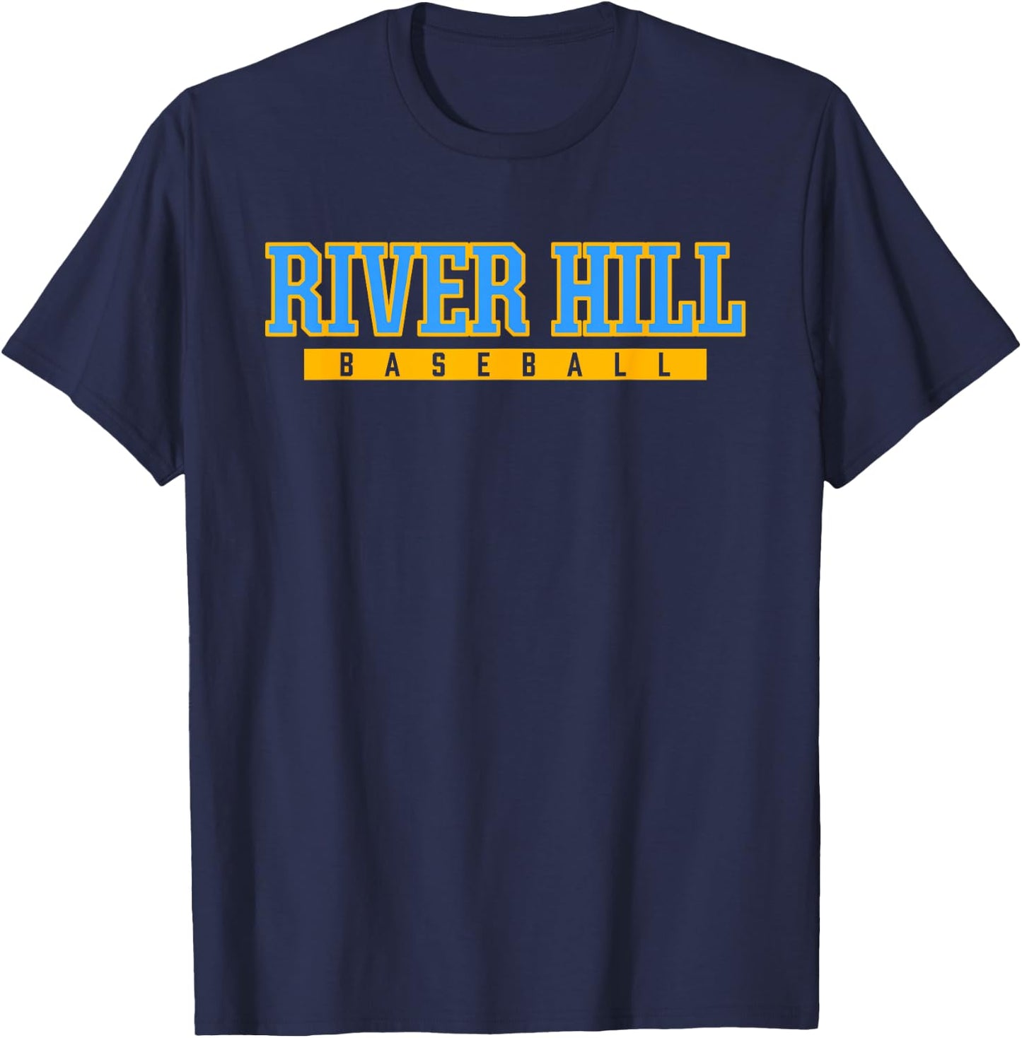 River Hill High School Baseball T-Shirt - T-Shirt | Navy