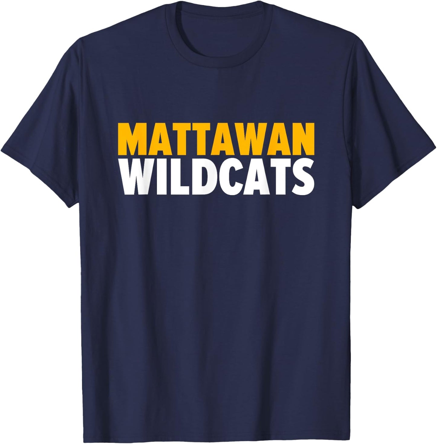 Mattawan Wildcats Bold T-Shirt - T-Shirt | Navy