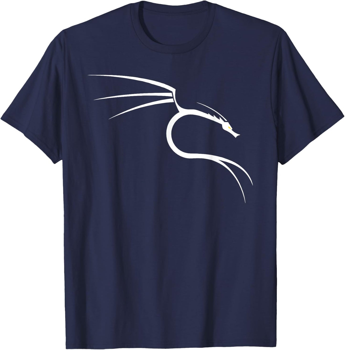 Cool Kali Linux Dragon Hacker T-Shirt - T-Shirt | Navy