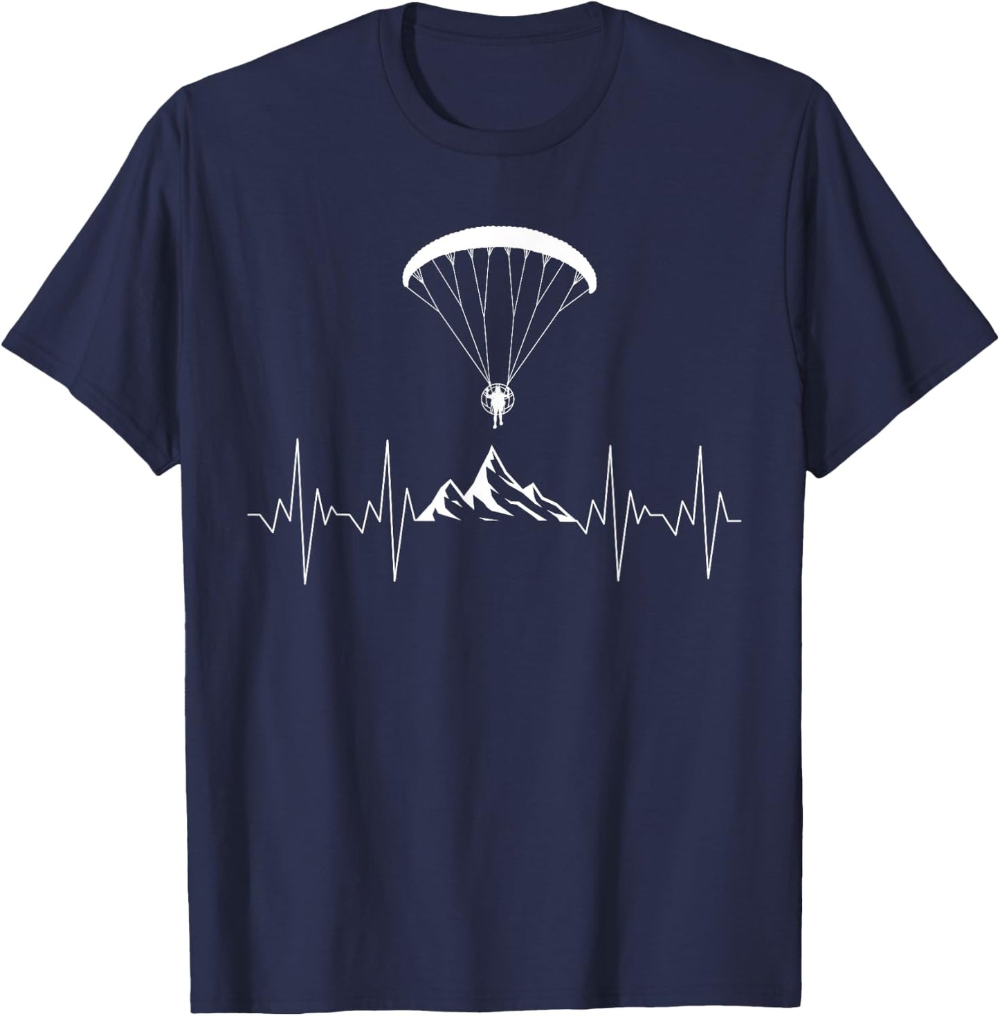 Paramotor Art Women Paramotoring Lover PPG Paramotor T-Shirt - T-Shirt | Navy