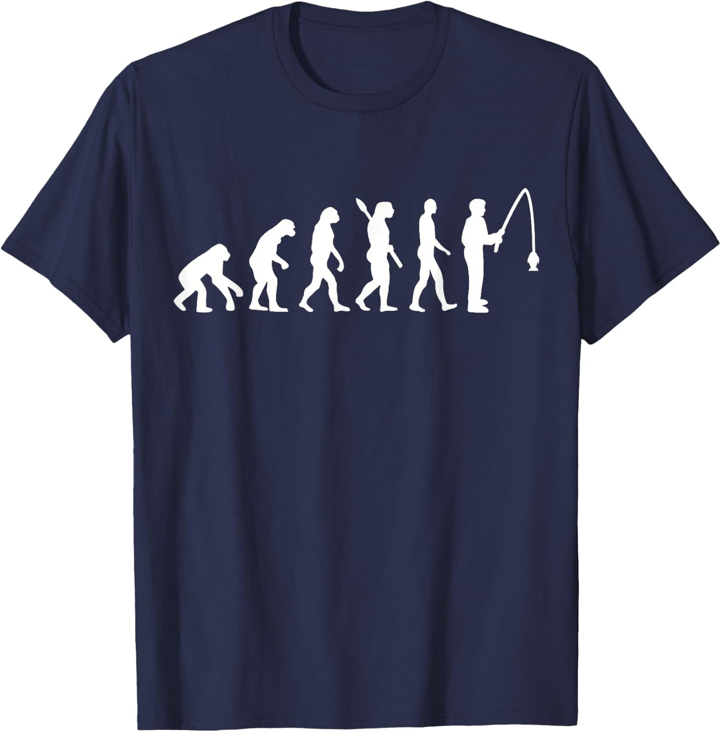 Evolution fishing T-Shirt - T-Shirt | Navy