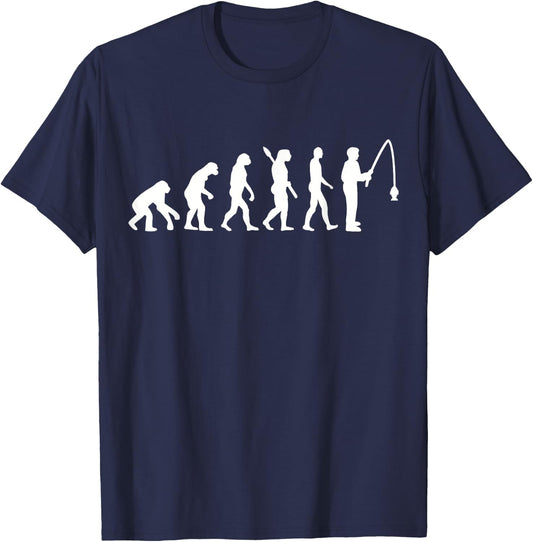 Evolution fishing T-Shirt - T-Shirt | Navy