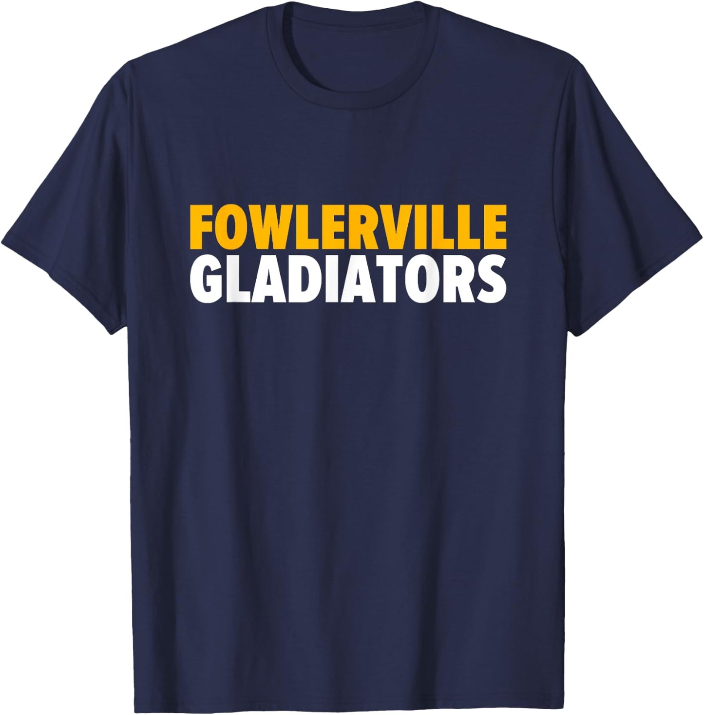 Fowlerville Gladiators Bold T-Shirt - T-Shirt | Navy