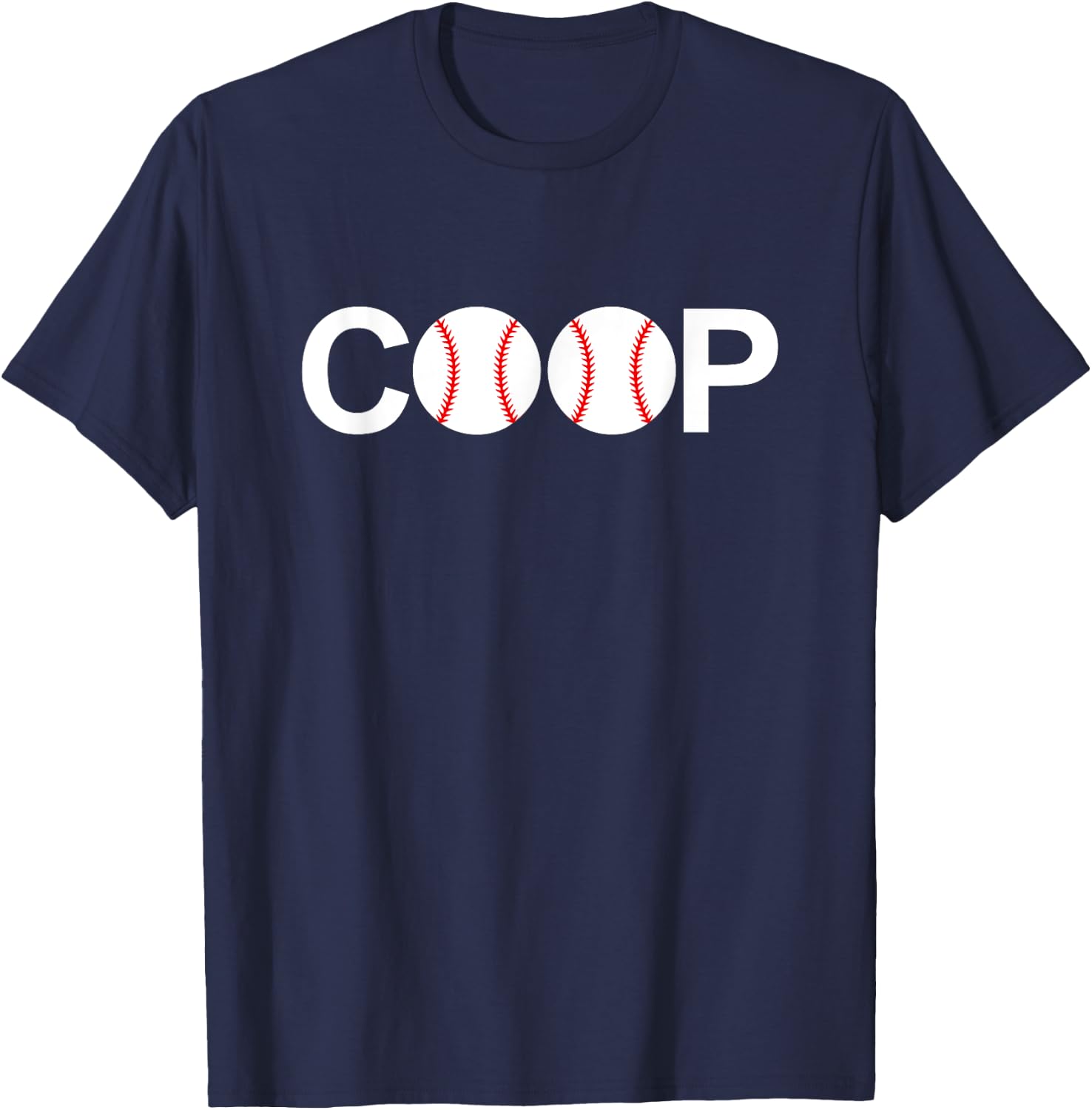 Cooperstown New York Coop baseball NY Athletic T-Shirt - T-Shirt | Navy