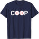 Cooperstown New York Coop baseball NY Athletic T-Shirt - T-Shirt | Navy