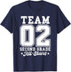 Team 2nd Grade All-Stars Back To School Sports Jersey T-Shirt - T-Shirt | Navy
