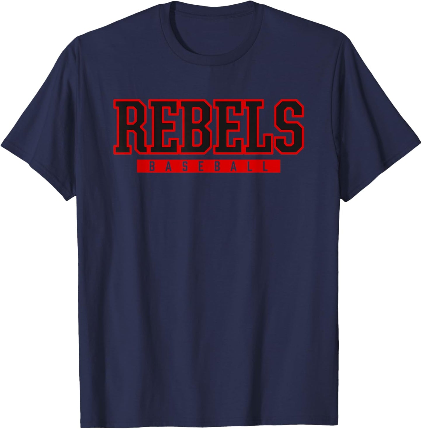 Harrison Central Rebels Baseball T-Shirt - T-Shirt | Navy