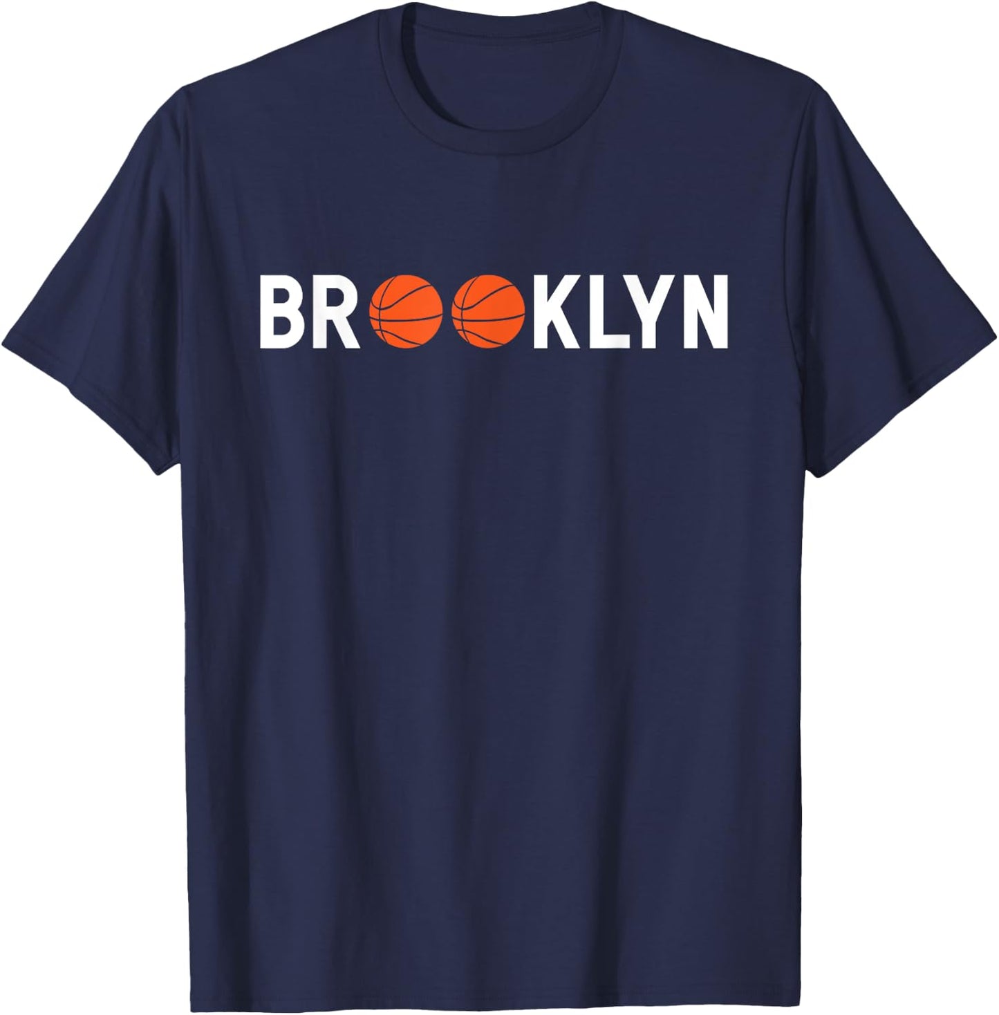 Brooklyn Basketball Sport Game Player Coach Fans Players T-Shirt - T-Shirt | Navy