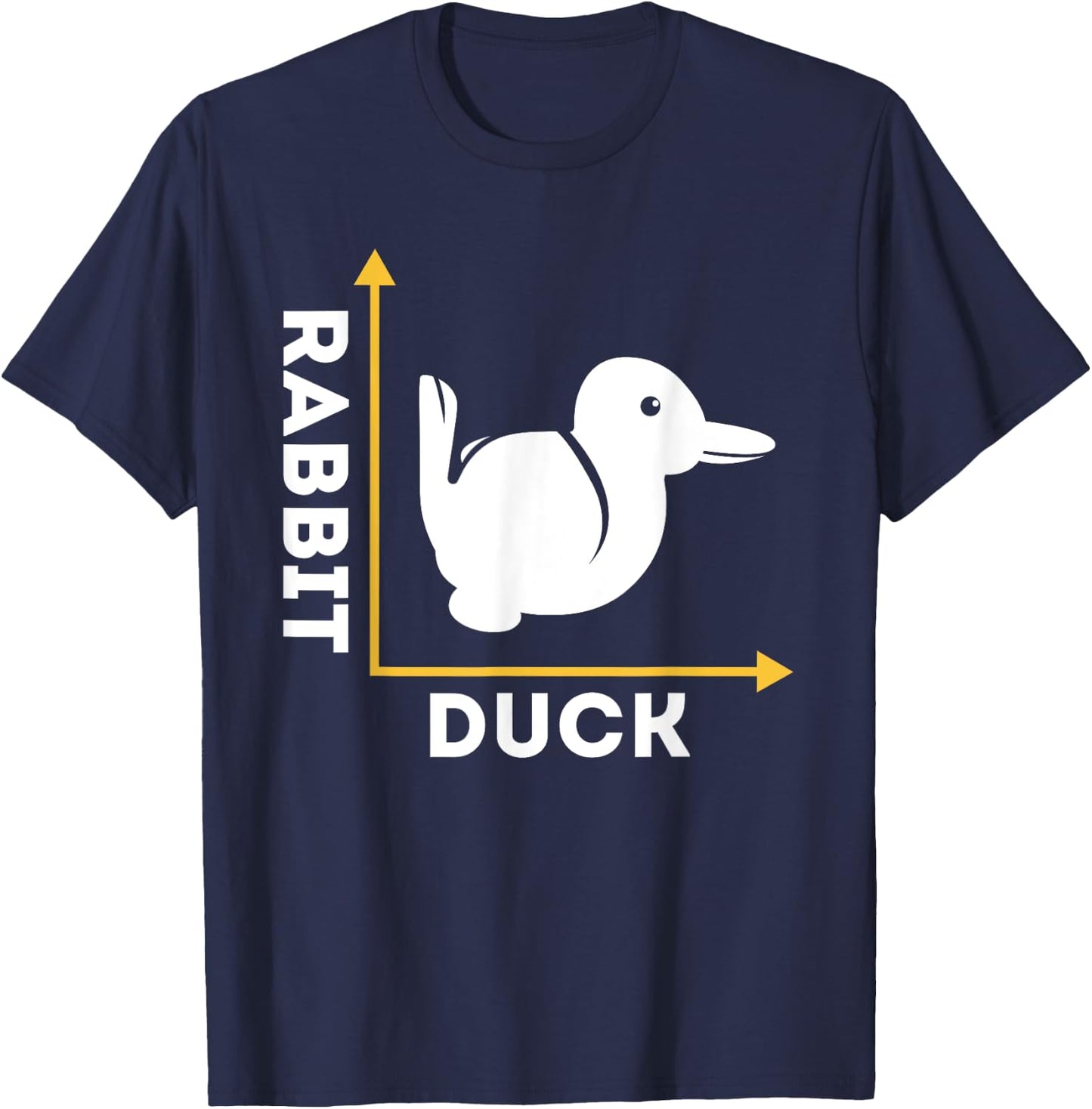 Duck Or Rabbit T-Shirt - T-Shirt | Navy