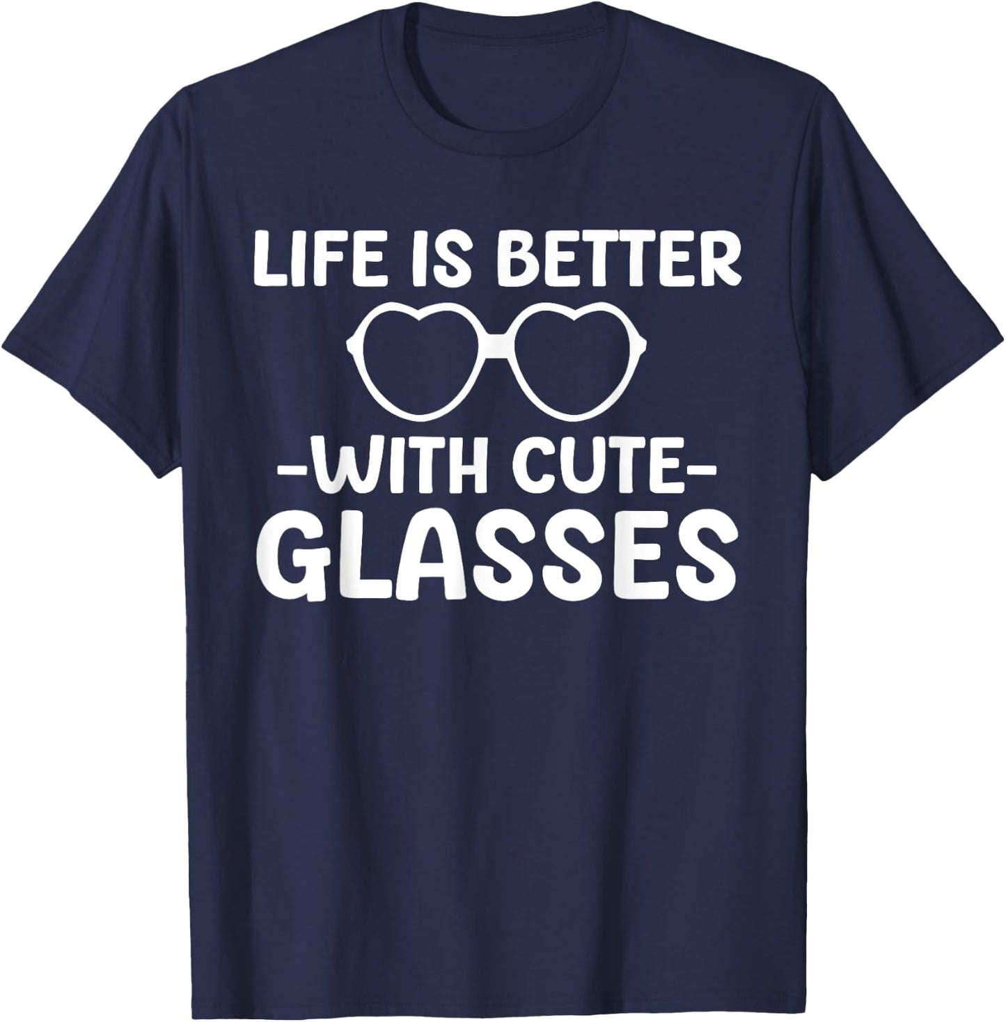 Cute Optician Art Women Optometrist Eyewear Optician T-Shirt - T-Shirt | Navy