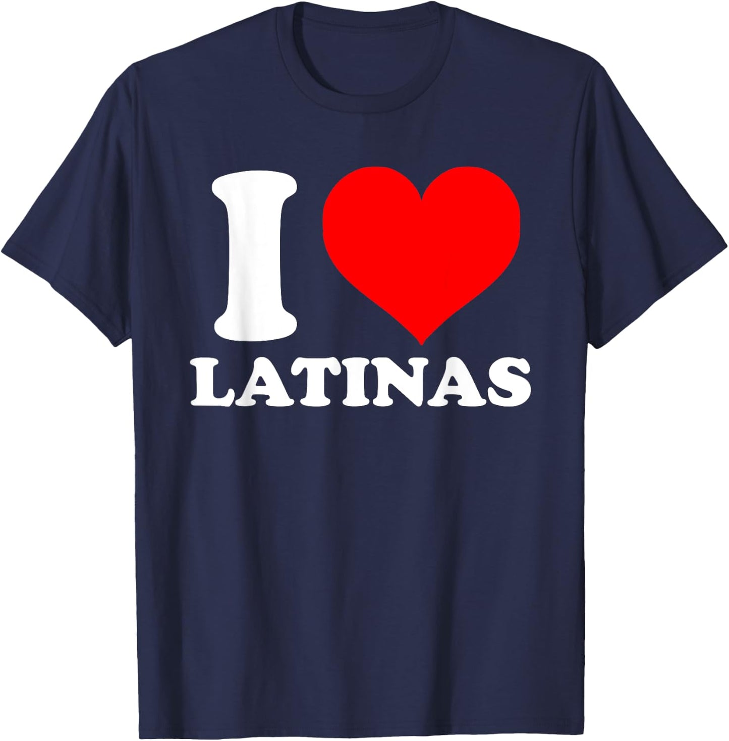 I Heart Latinas T-Shirt - T-Shirt | Navy