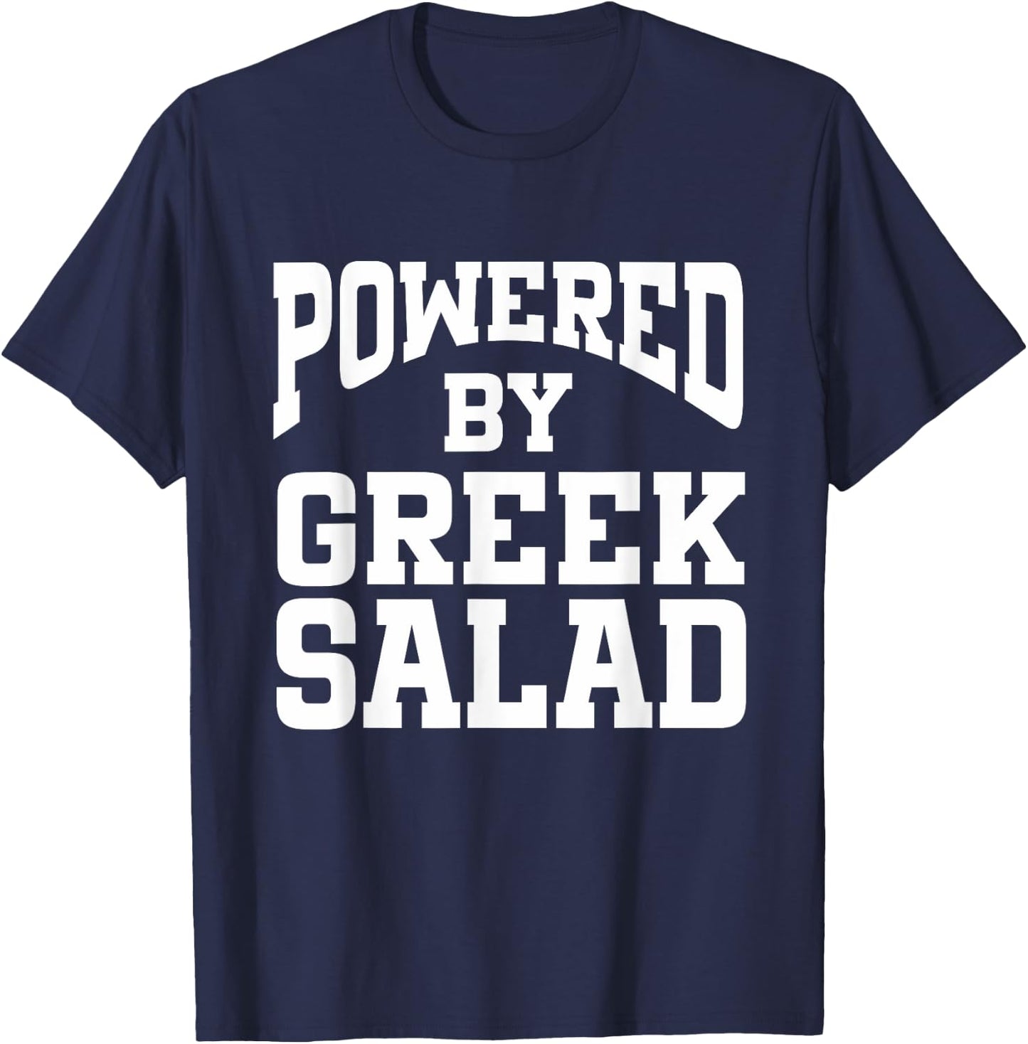 Powered By Greek Salad T-Shirt - T-Shirt | Navy
