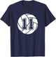 Volleyball Player #11 Volleyball Mom Dad Jersey Number 11 T-Shirt - T-Shirt | Navy