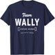 Team Wally Lifetime Member Funny Name Wally T-Shirt - T-Shirt | Navy