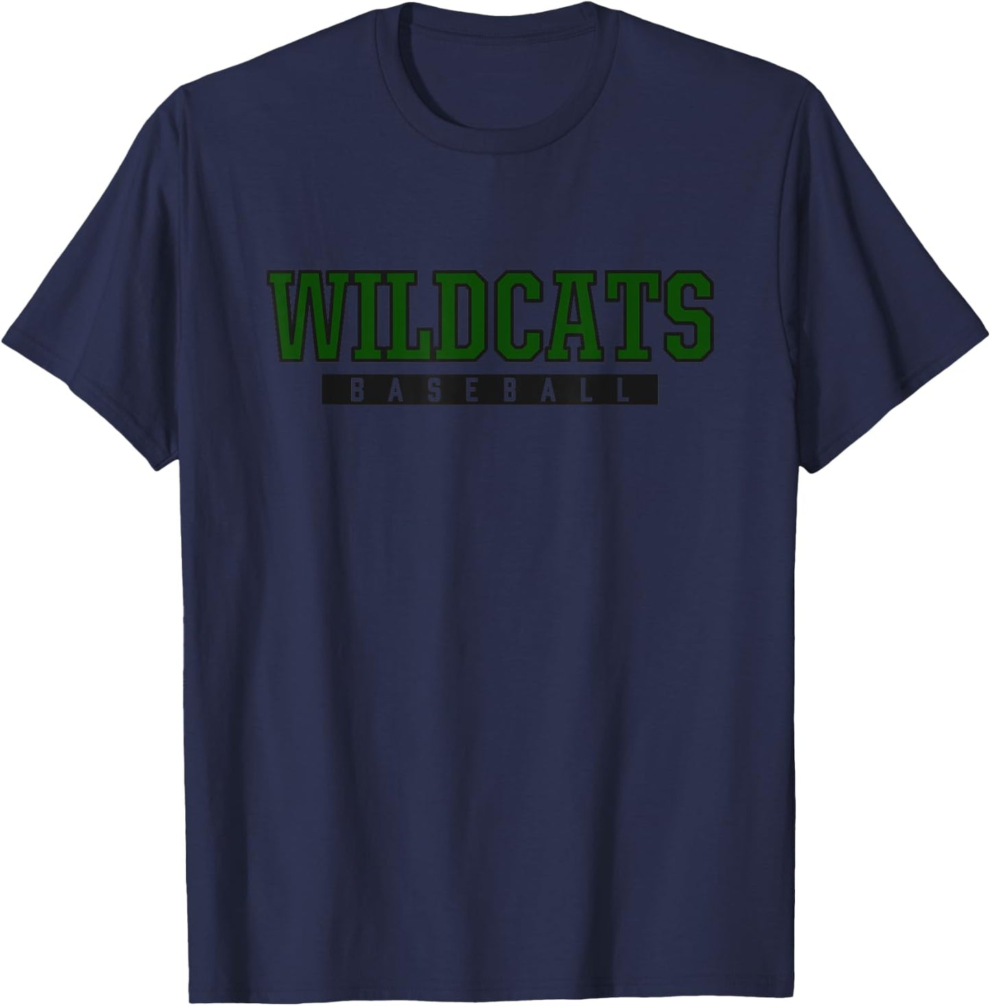 Millard West Wildcats Baseball T-Shirt - T-Shirt | Navy