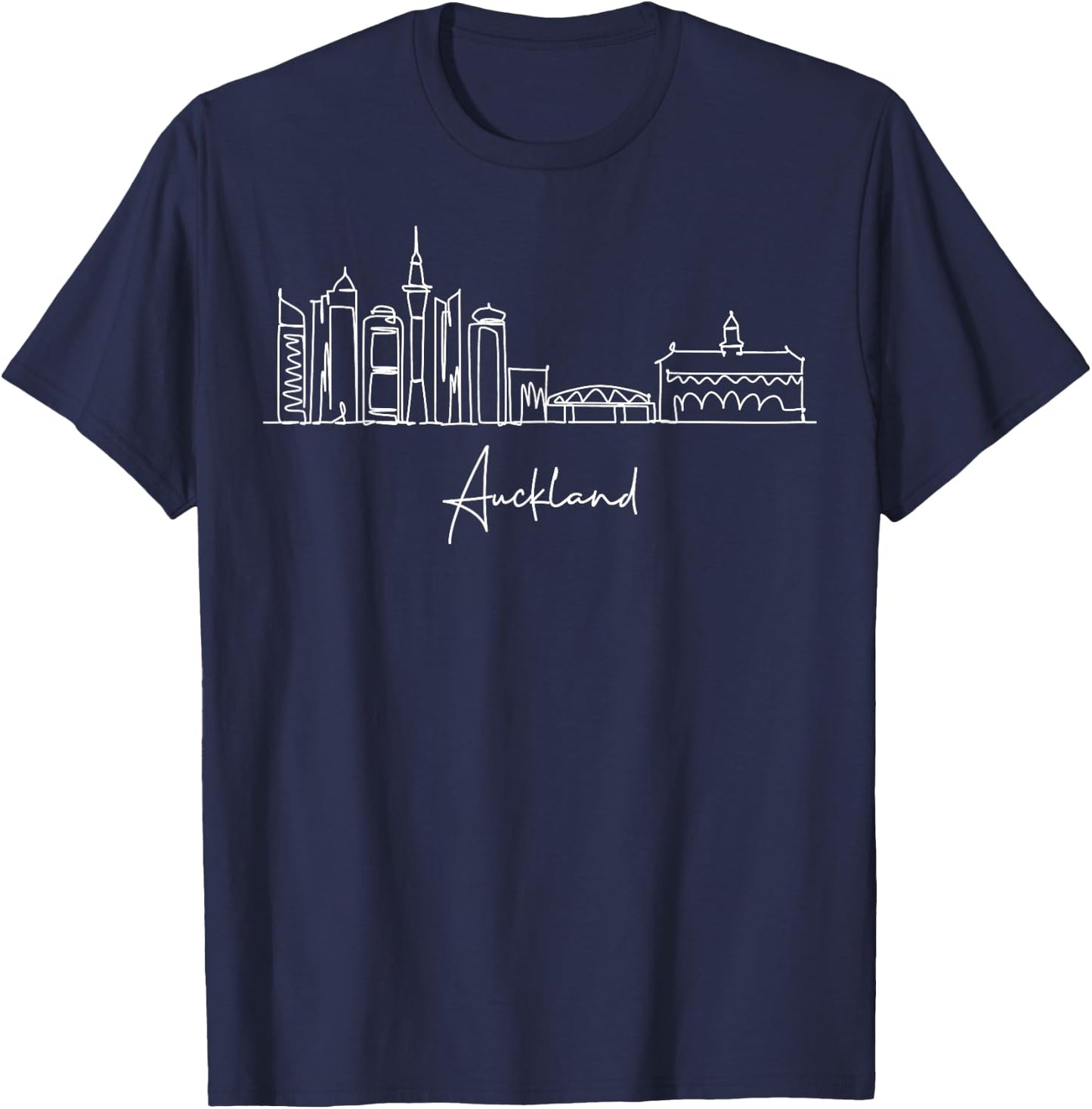 Travel New Zealand Auckland Wellington Family Vacation T-Shirt - T-Shirt | Navy