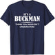 It's A BUCKMAN Thing You Wouldn't Understand Personalized T-Shirt - T-Shirt | Navy