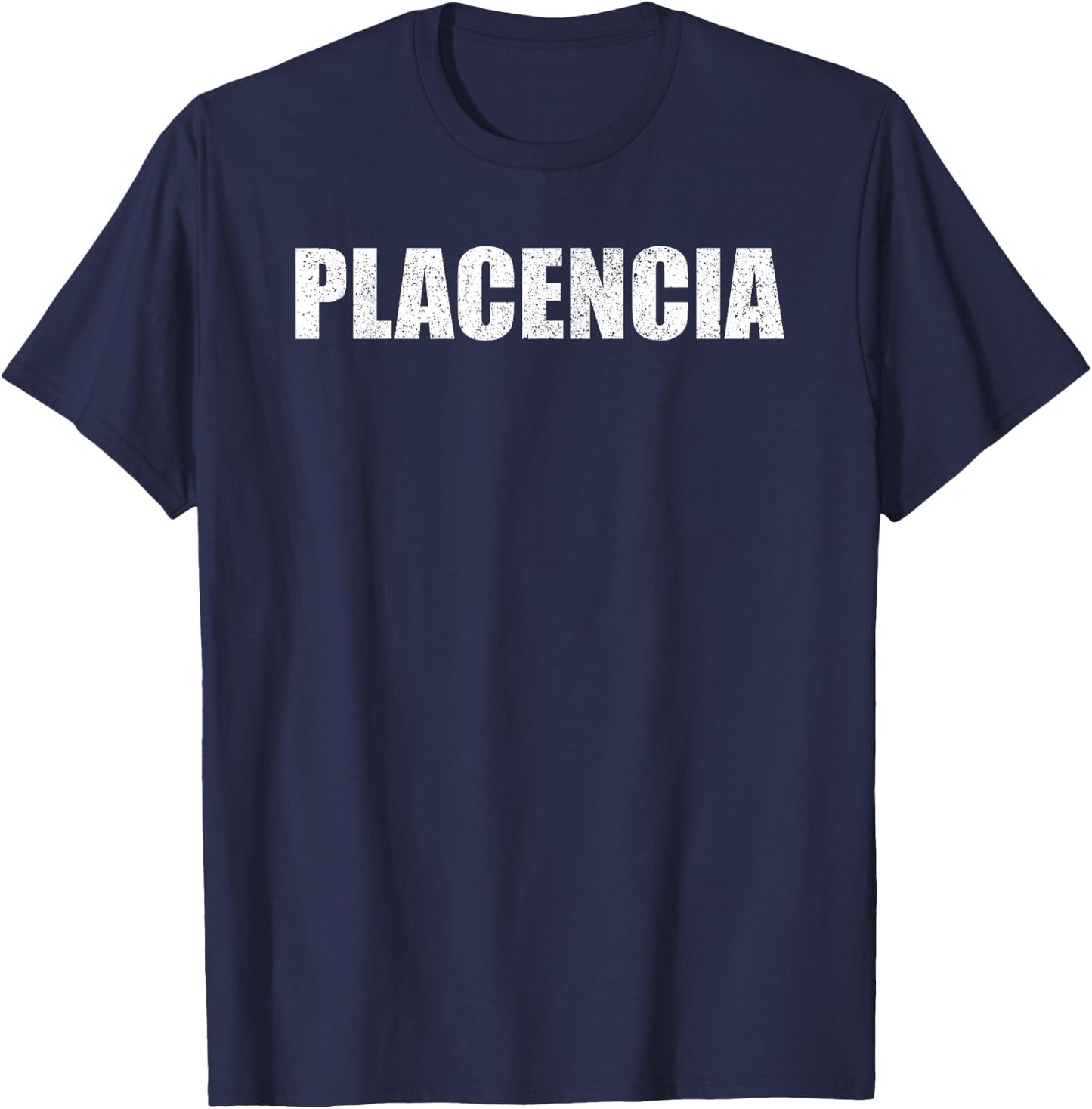 Placencia Surname Retro Hispanic Mexican Spanish Family T-Shirt - T-Shirt | Navy