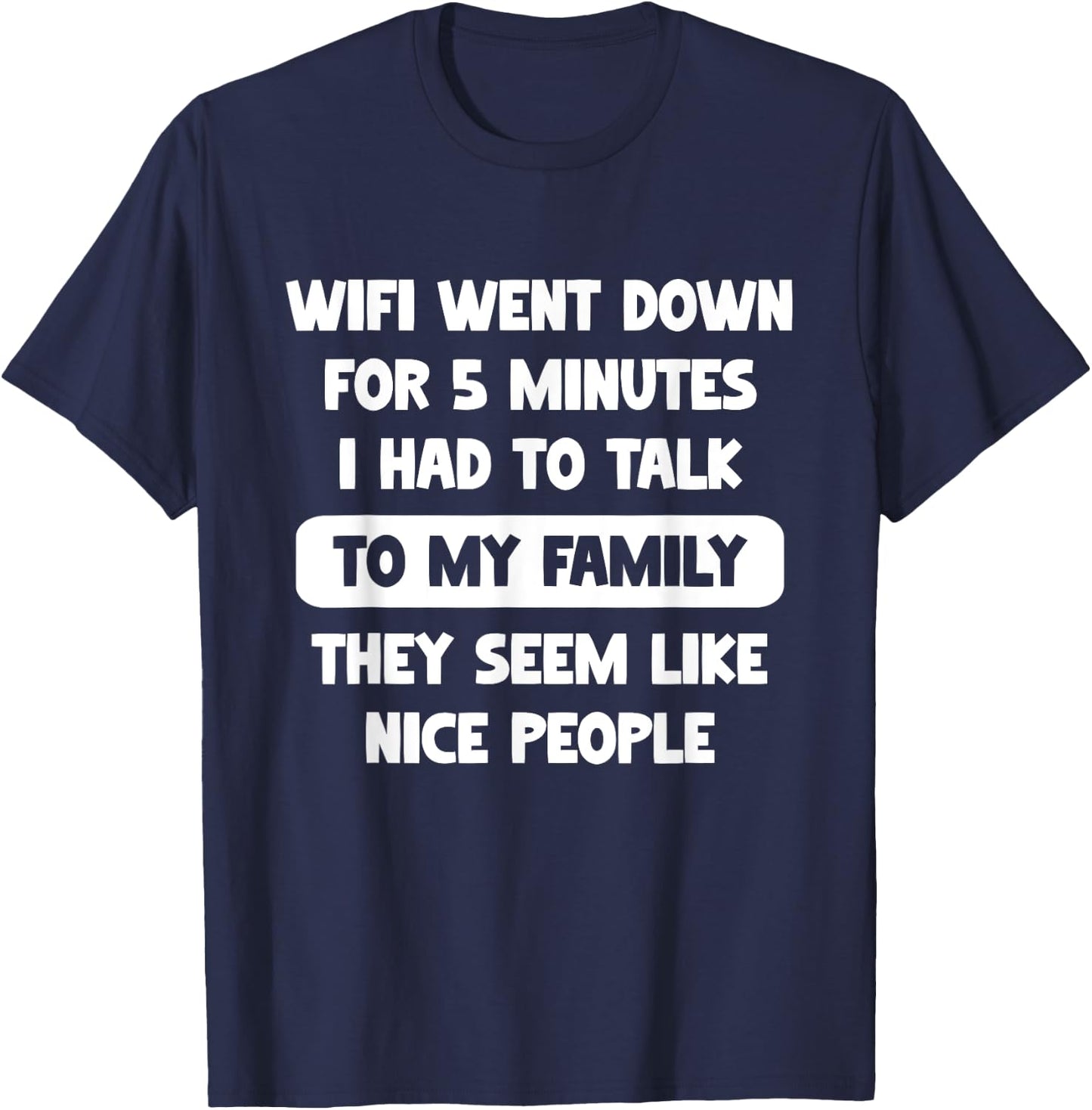 Cute Tween Sarcastic Quote, Funny Hilarious Saying Quotes T-Shirt - T-Shirt | Navy