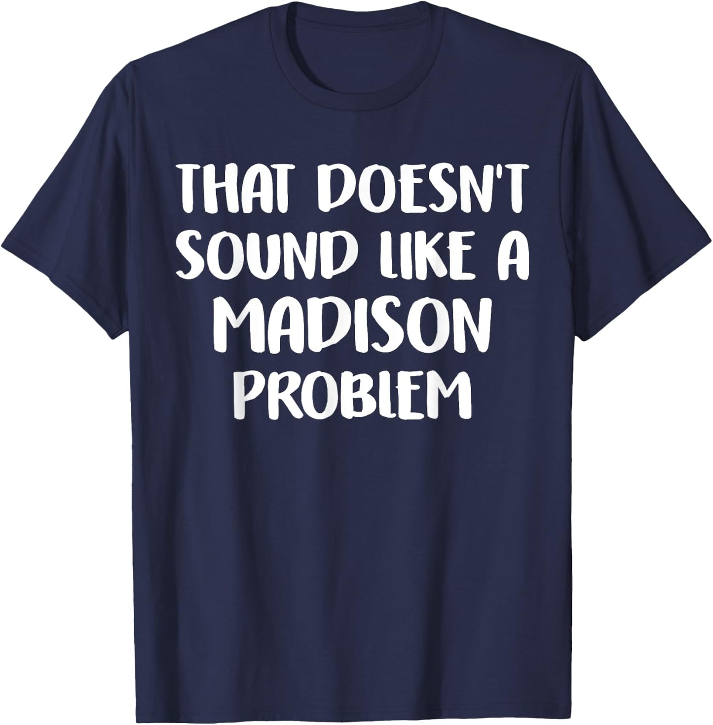 MADISON Personalized Cute Flower Girls MADISON Name T-Shirt - T-Shirt | Navy