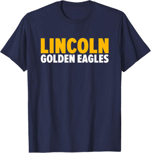 Lincoln Golden Eagles Bold T-Shirt - T-Shirt | Navy