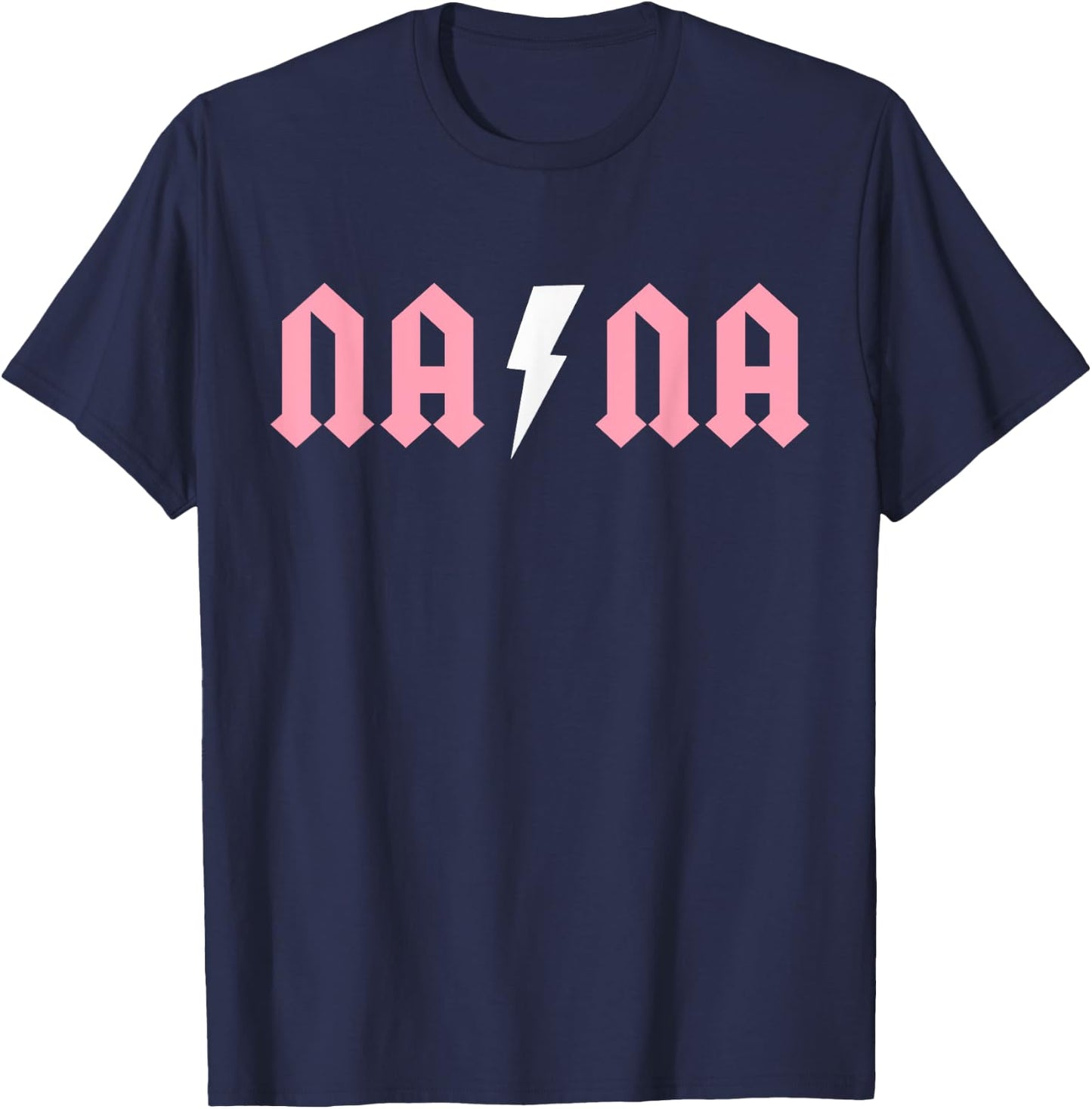 Rock n Roll Nana Birthday Rock Star Matching Family T-Shirt - T-Shirt | Navy