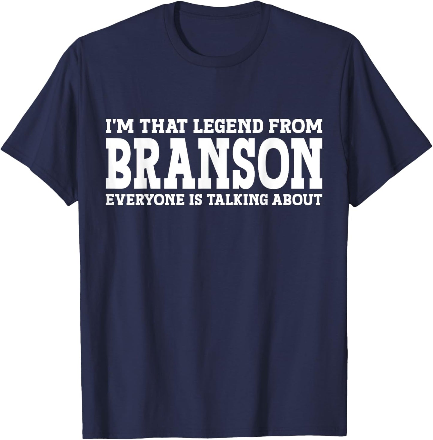 Branson Hometown MO Missouri Home Roots Funny City Branson T-Shirt - T-Shirt | Navy