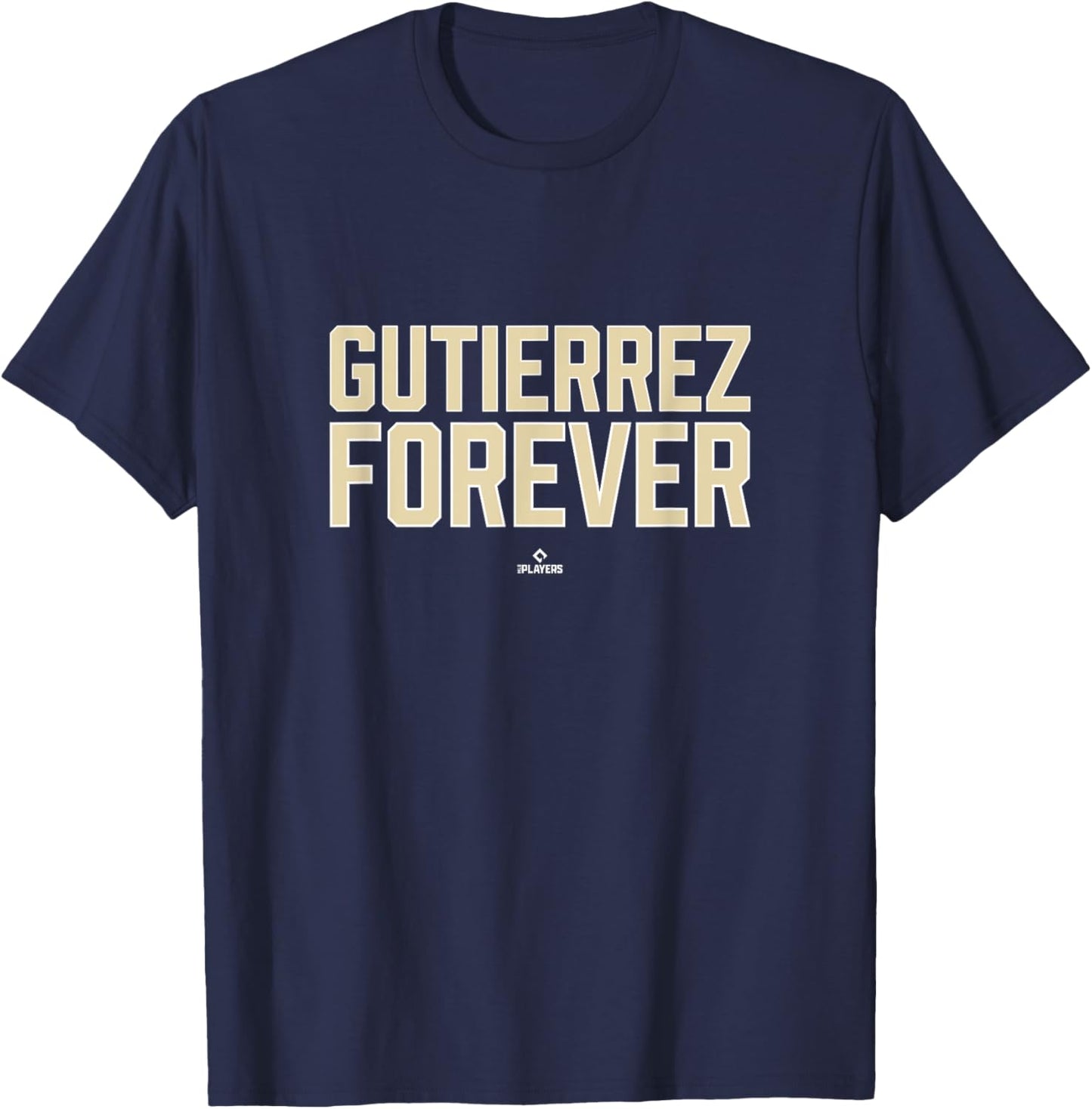 Forever Sergio Gutierrez Prospect Baseball Fan Gear T-Shirt - T-Shirt | Navy