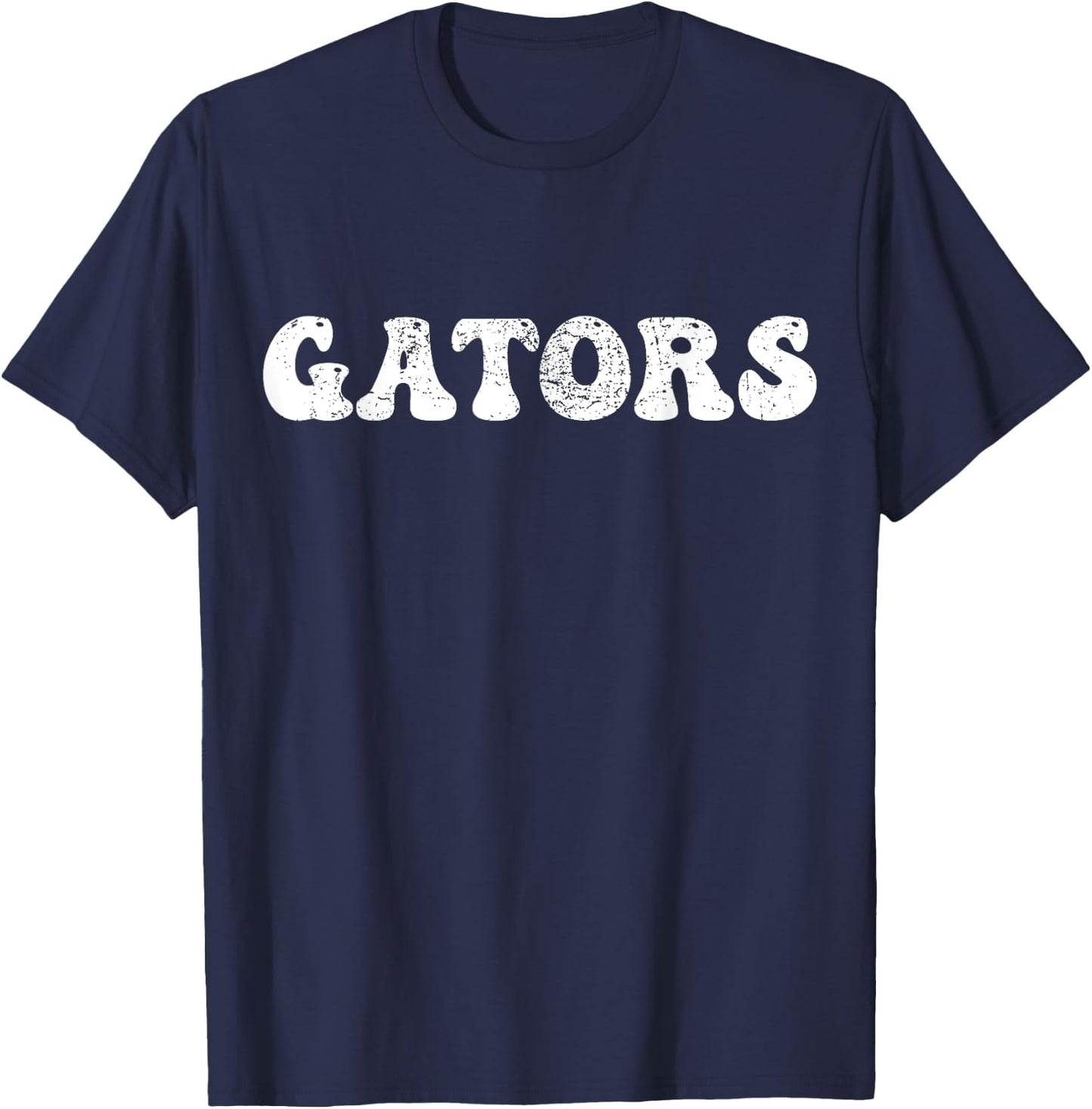 Gators School Sports Fan Team Spirit Mascot Heart Gift T-Shirt - T-Shirt | Navy