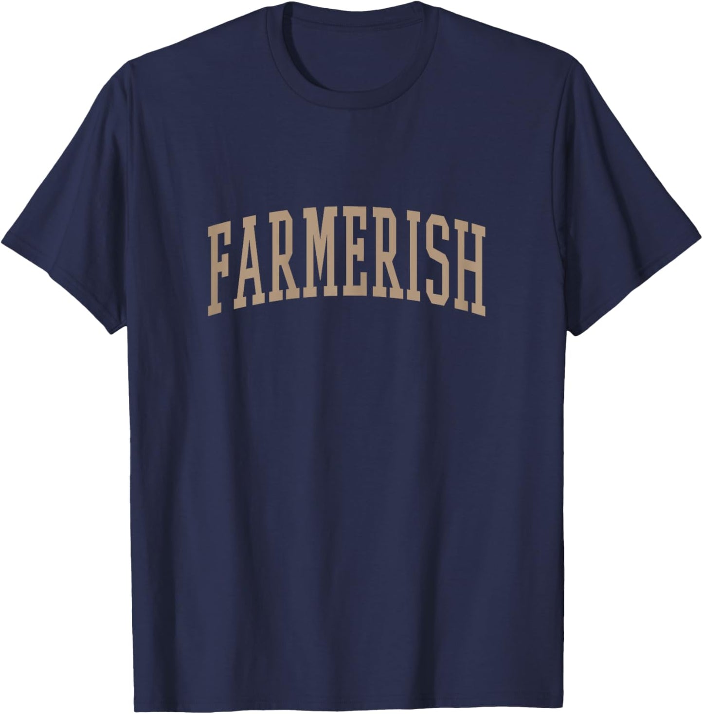 Farmerish Cute Farmers Wife Girlfriend Harvest Season T-Shirt - T-Shirt | Navy