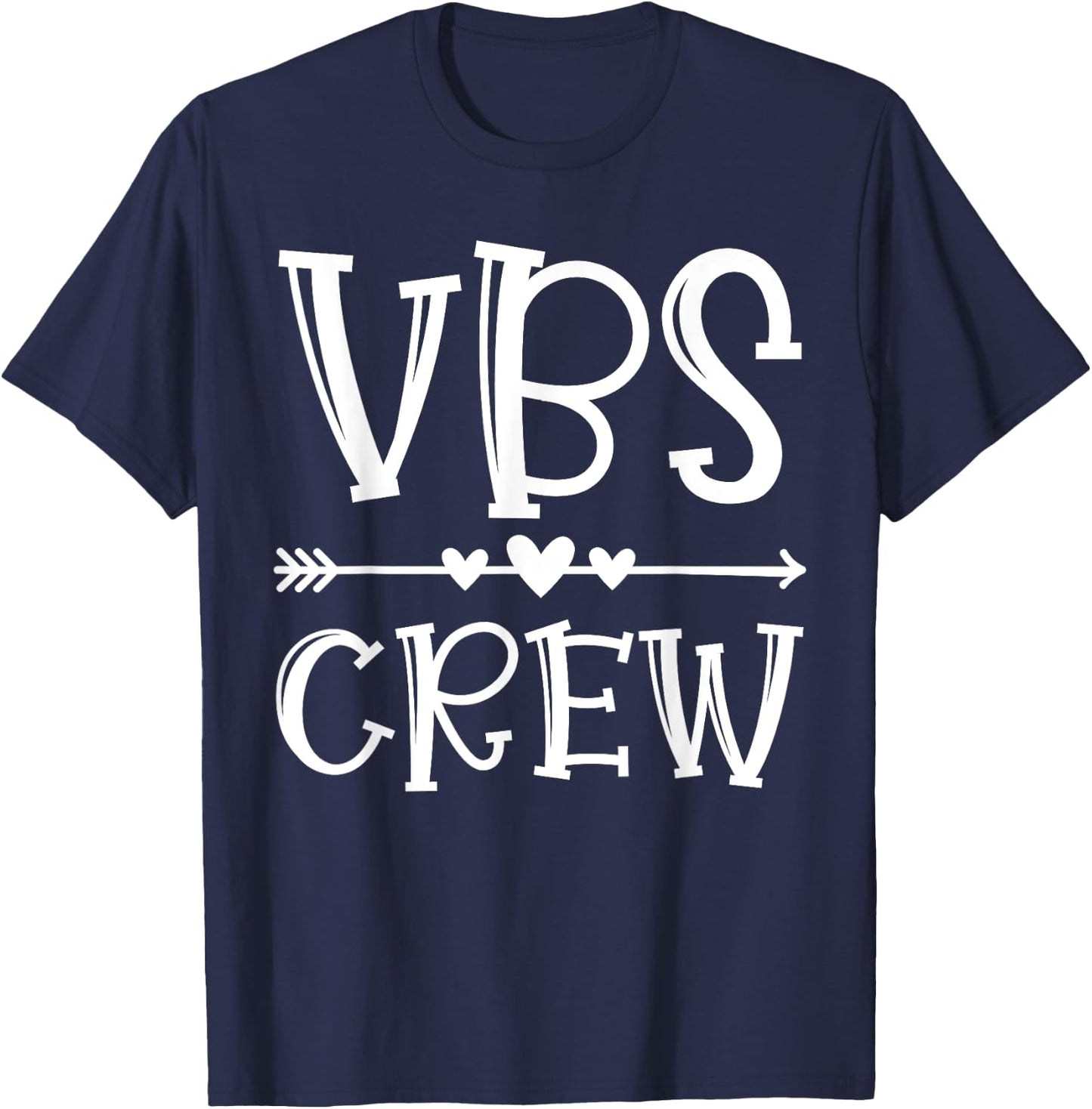 VBS Crew Vacation Bible School I Love VBS for Group Matching T-Shirt - T-Shirt | Navy