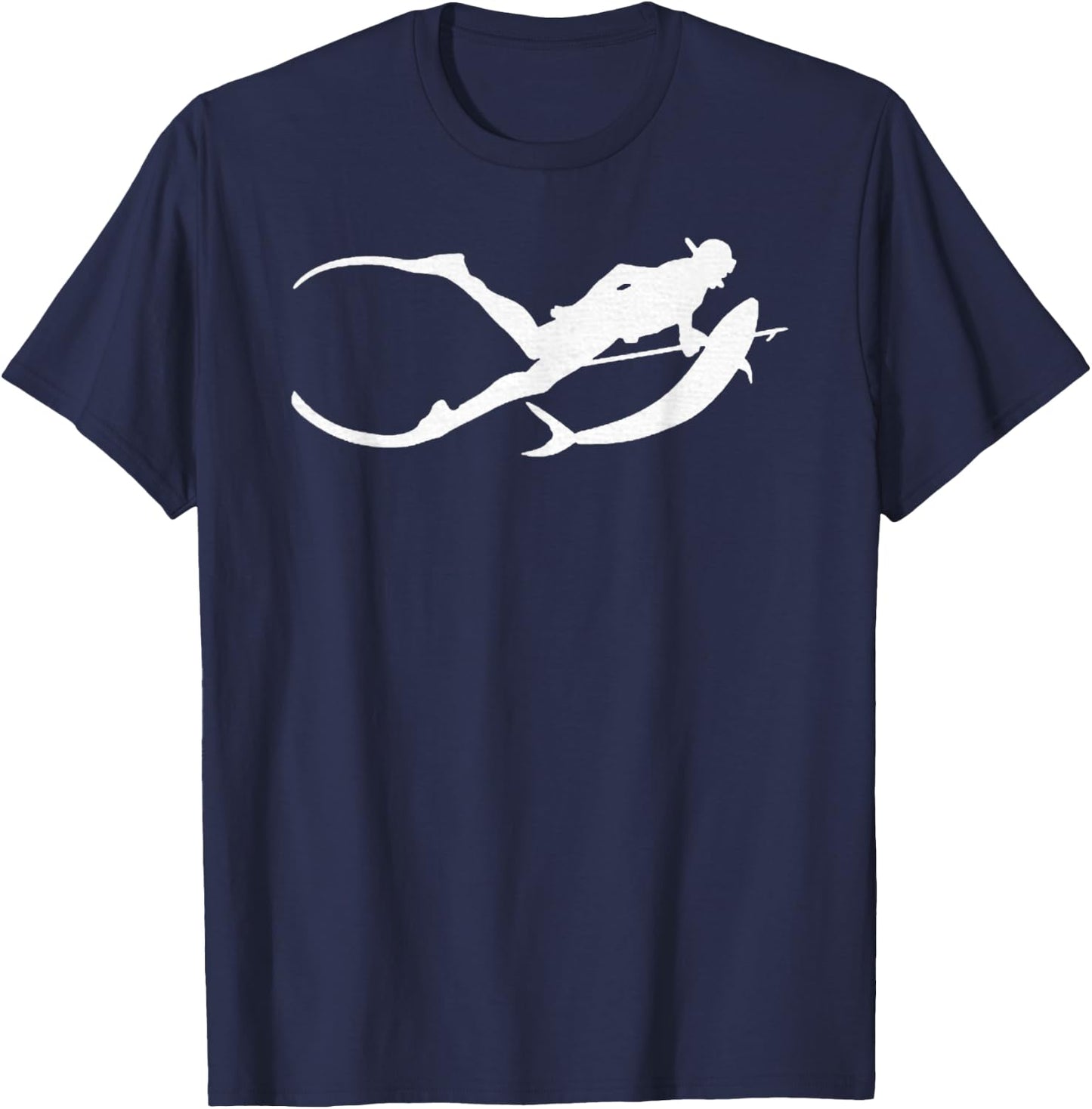 Free Diving - Spearfishing - Snorkelling T-Shirt - T-Shirt | Navy