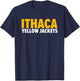 Ithaca Yellow Jackets Bold T-Shirt - T-Shirt | Navy
