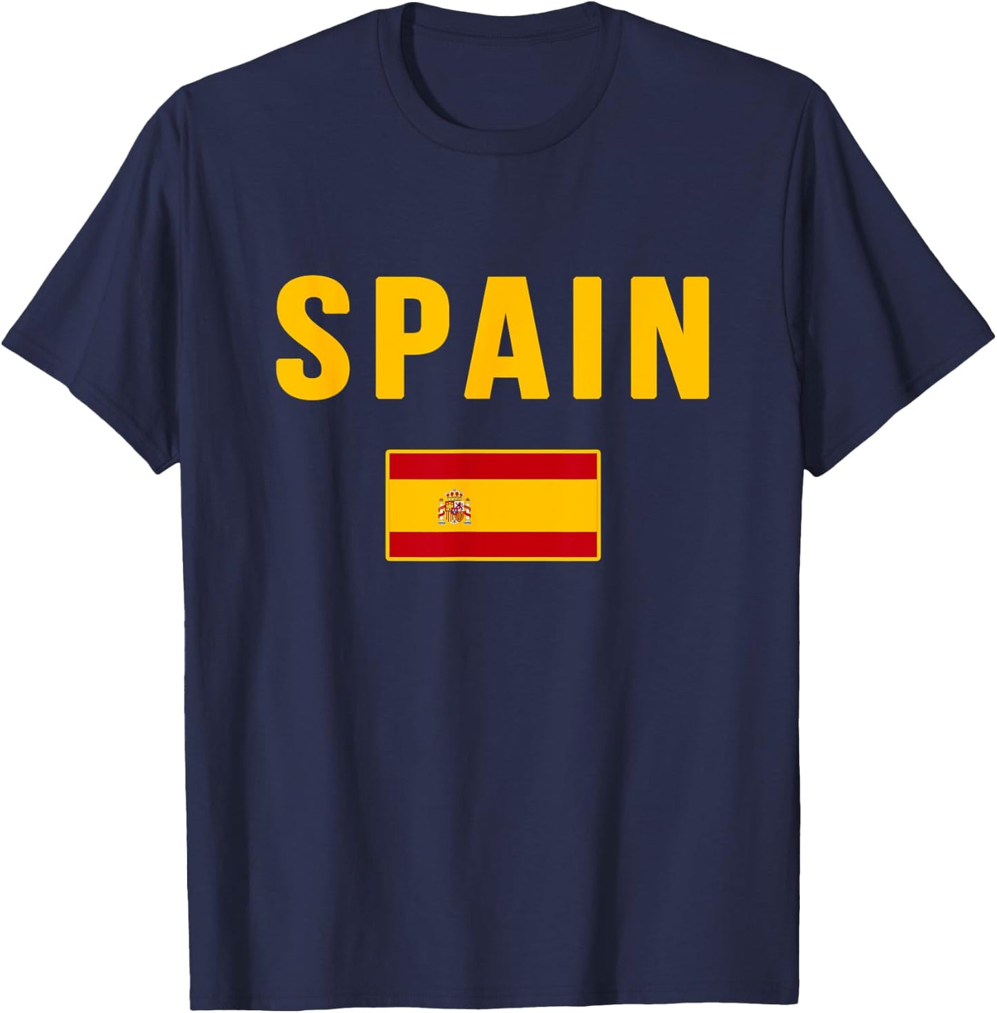 Spain Spanish Flag Espana T-Shirt - T-Shirt | Navy