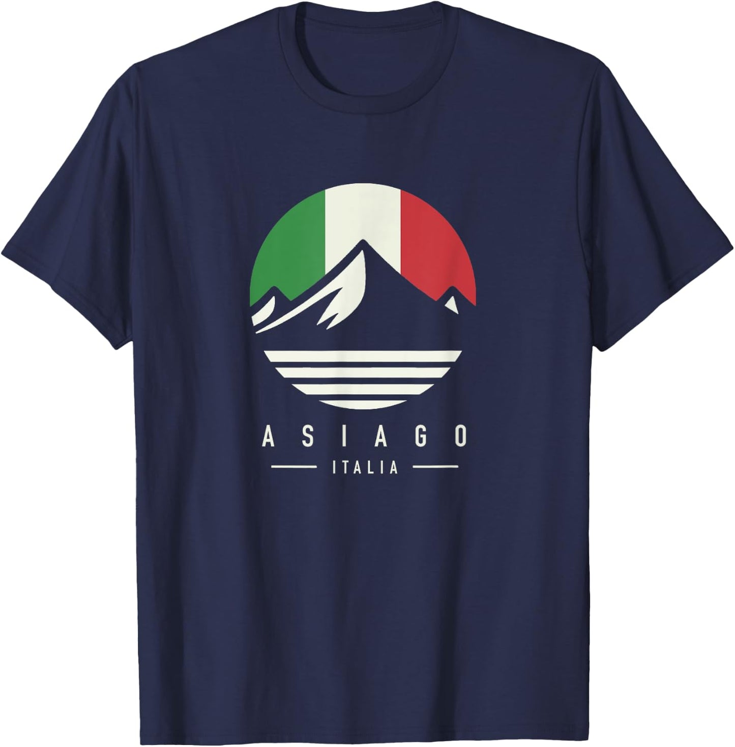 Asiago Italy | Asiago Italia | Asiago Italian Mountains T-Shirt - T-Shirt | Navy