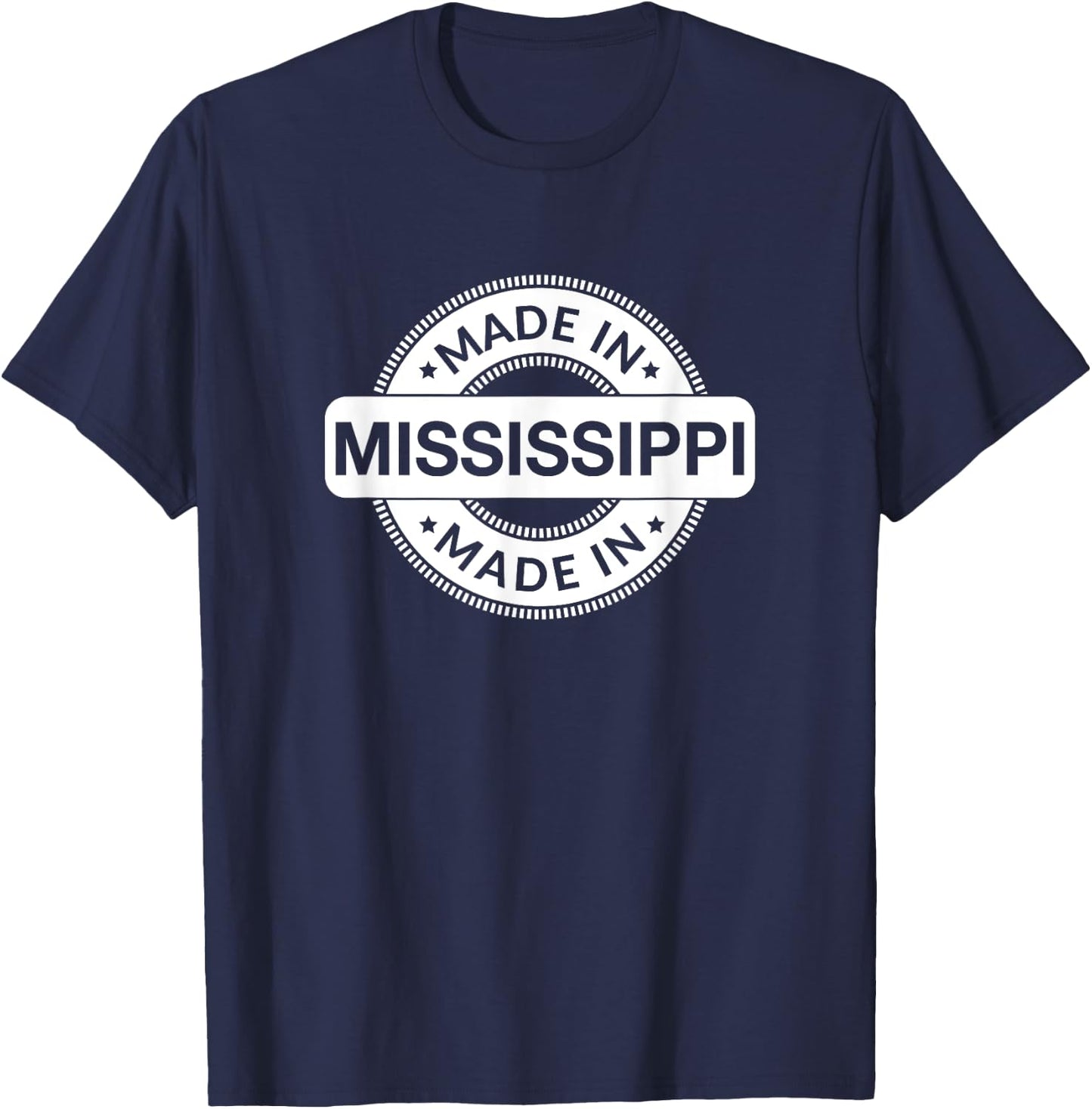 MISSISSIPPI Home - Made in MISSISSIPPI - Classic T-Shirt - T-Shirt | Navy