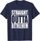 Straight Outta Bethlehem T-Shirt - T-Shirt | Navy