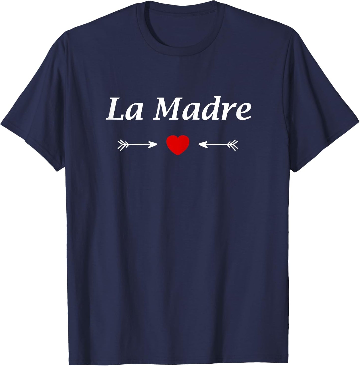 Small heart mothers day Love La madre Nickname mom La madre T-Shirt - T-Shirt | Navy