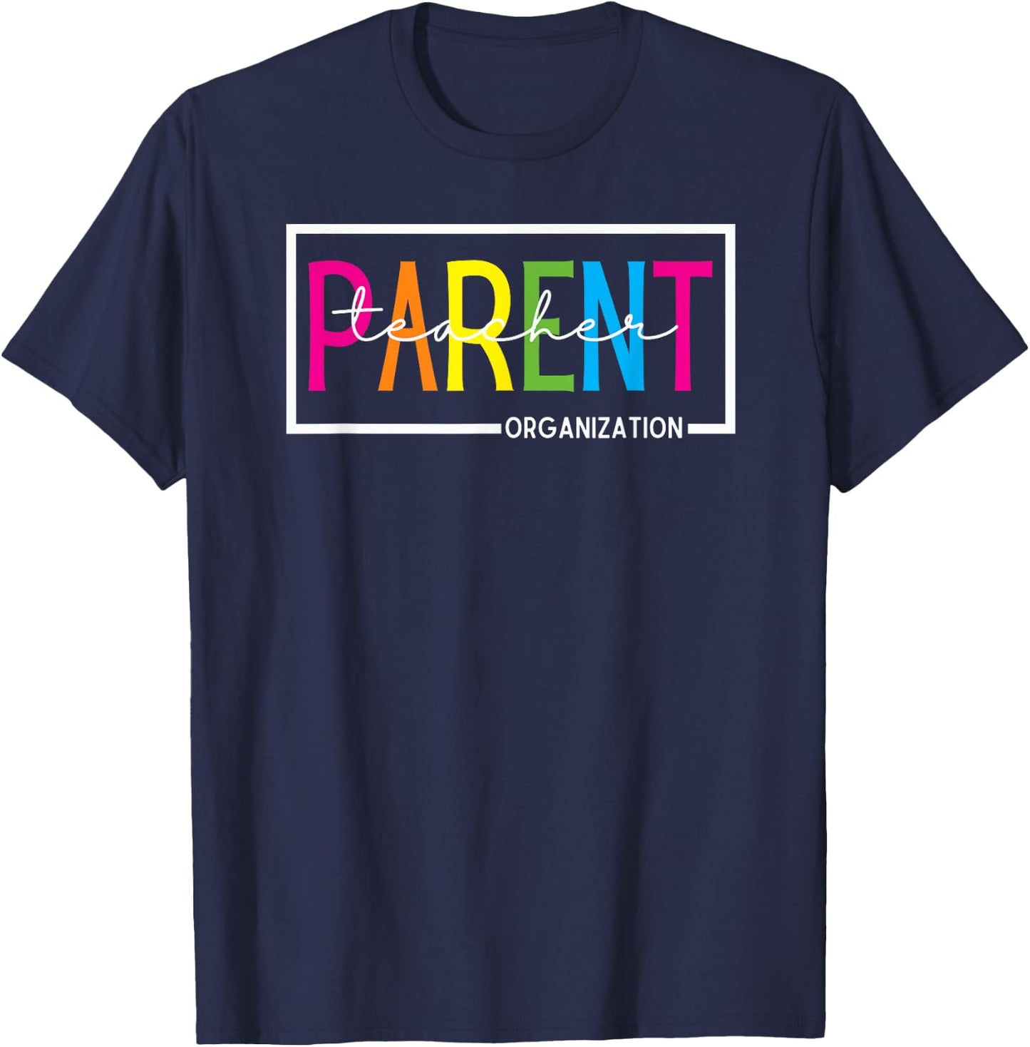 PTO Parent Teacher Organization Men Women T-Shirt - T-Shirt | Navy