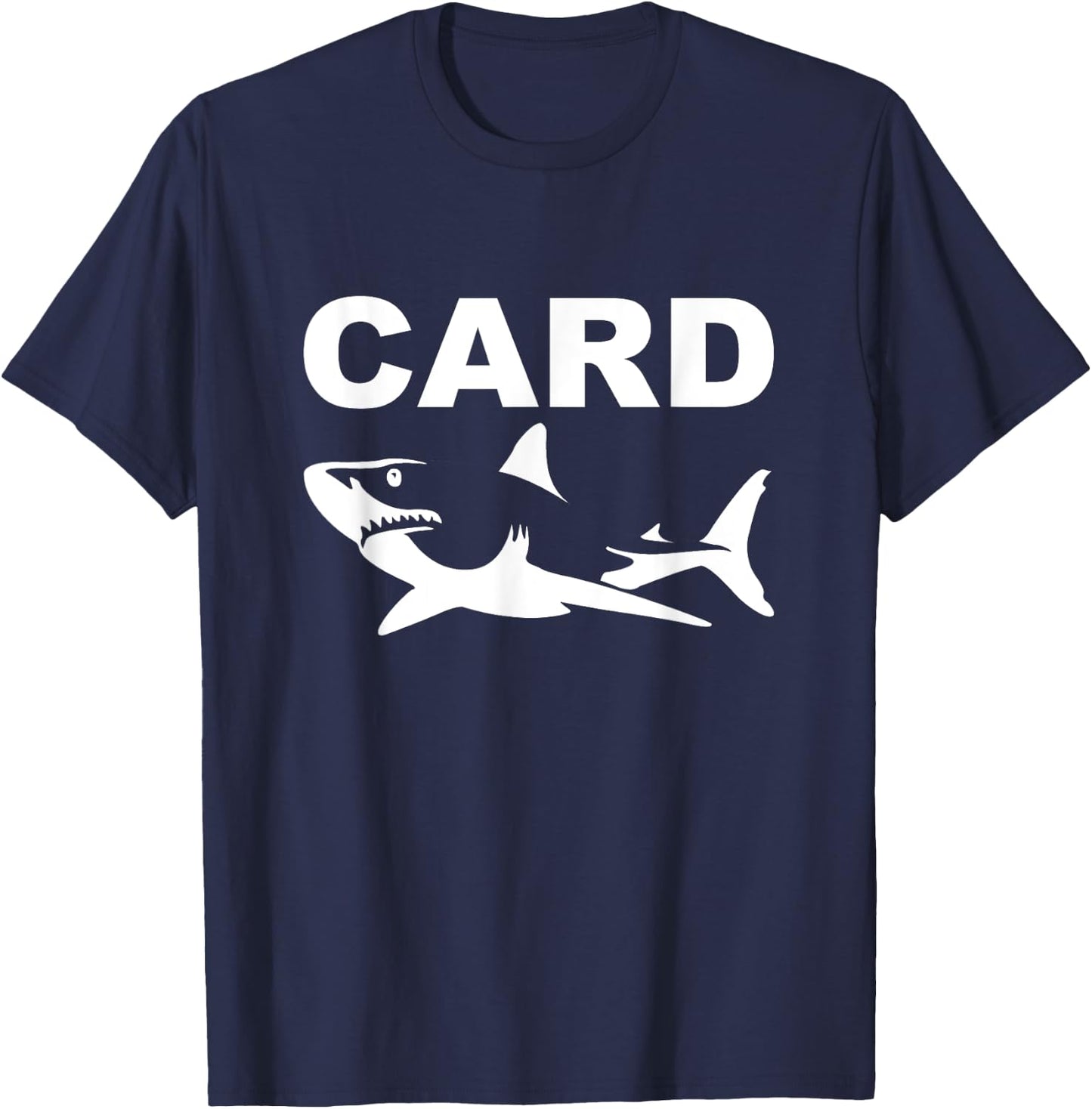 Card Shark Funny Poker Player T-Shirt - T-Shirt | Navy