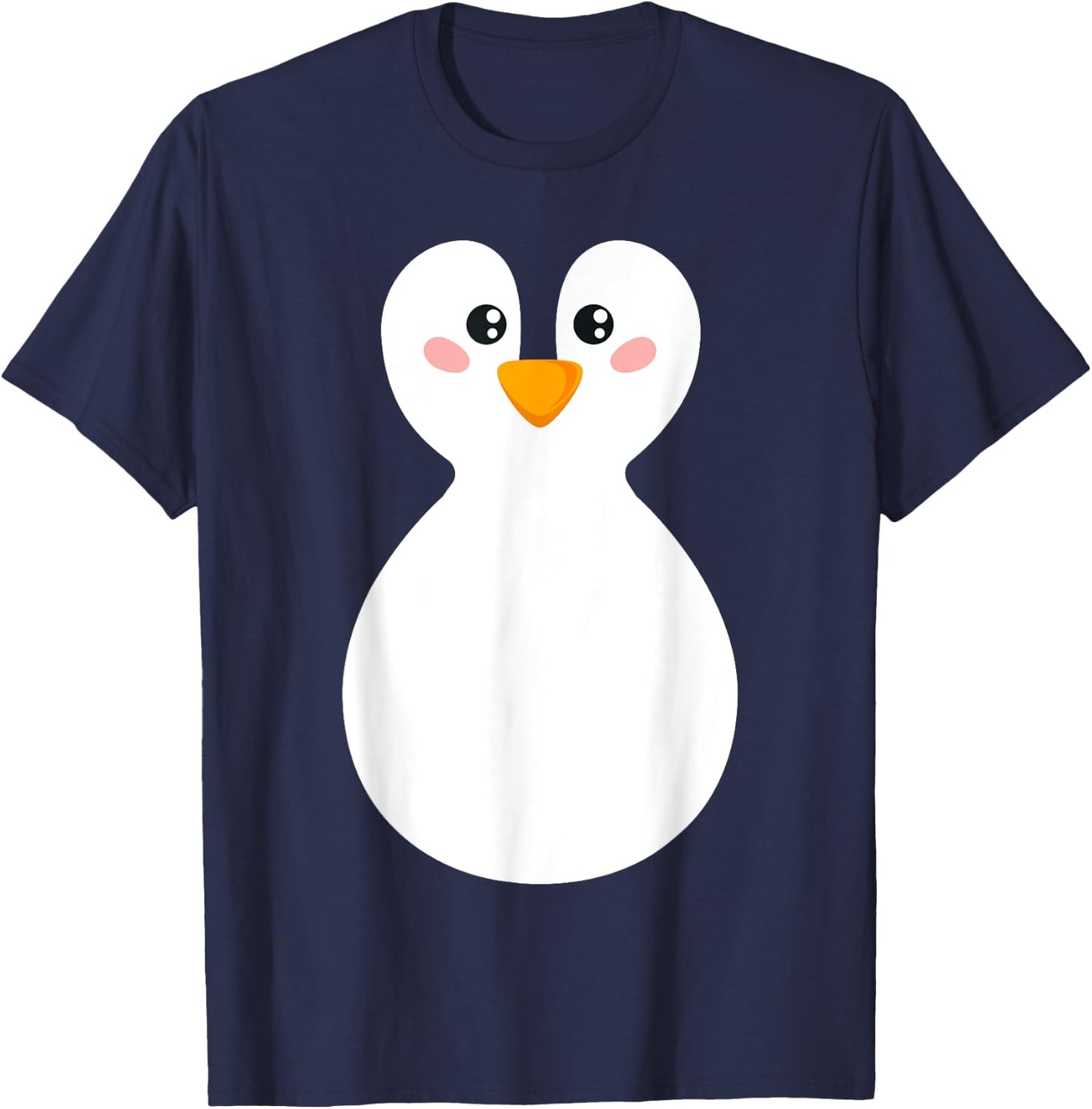 Funny lazy easy penguin costume for DIY halloween party T-Shirt - T-Shirt | Navy