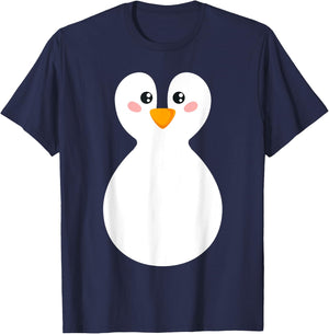 Funny lazy easy penguin costume for DIY halloween party T-Shirt - T-Shirt | Navy
