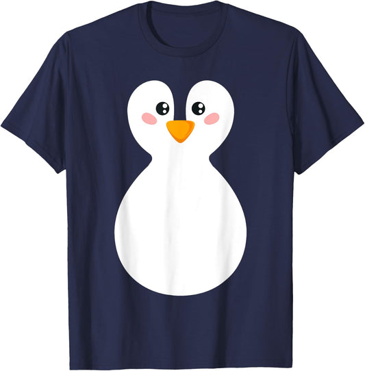Funny lazy easy penguin costume for DIY halloween party T-Shirt - T-Shirt | Navy