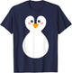Funny lazy easy penguin costume for DIY halloween party T-Shirt - T-Shirt | Navy