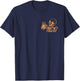 Skull Surviving Fatherhood One Beer At A Time 2 Sided T-Shirt - T-Shirt | Navy