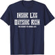 Secret To Horse Life Enthusiast, Inside Leg To Rein Dressage T-Shirt - T-Shirt | Navy